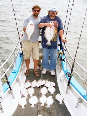 Steve Hanstien & John Autrey, Limit catches of Fluke.